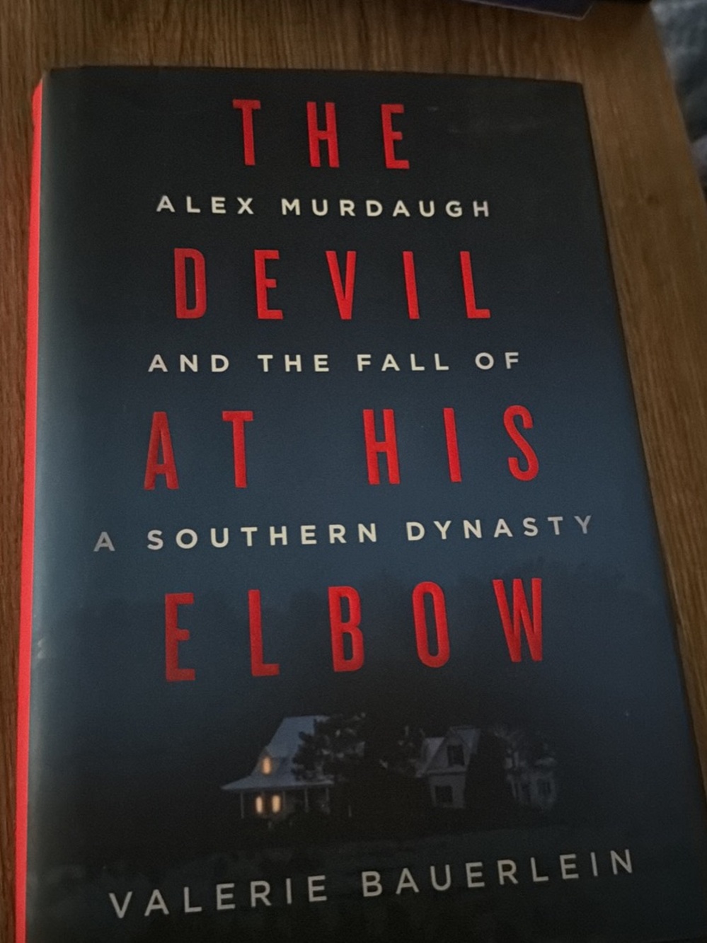 The Devil at His Elbow by Valerie Bauerlein - Dark Navy Hardcover